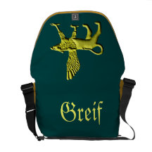 Greif gold/türkis messenger bags