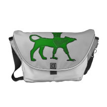 Greif grün/grau courier bag