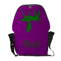 Greif grün/lila commuter bag