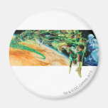 Gren Lanterns Flying in Space Refrigerator Magnet