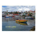 Grenada Harbour Photo Postcard