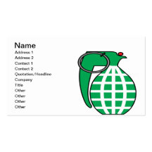 Grenade Business Card Templates