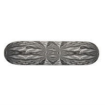 Grey Abstract Skateboard