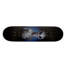 Grey Alien Skateboard
