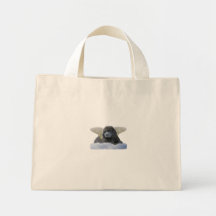 Grey Angel ~ I Believe Tote Bags