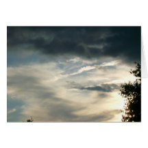 Grey Clouds Card
