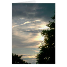 Grey Clouds Card