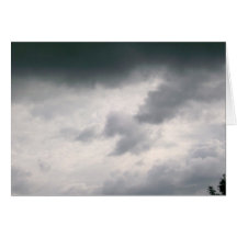 Grey Clouds Card