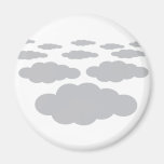grey clouds weather refrigerator magnets