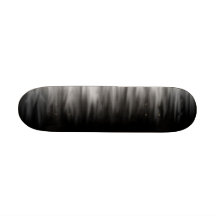 Grey Flame Skate Board Deck