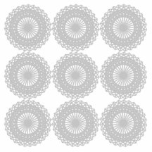 Grey Lace Design Pattern. Photo Cut Out