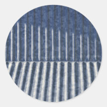 Grey Metal Grooves (Thin) Sticker