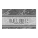 Grey Modern CEO Company Business Cards business cards