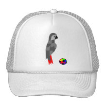Grey Parrot Trucker Hat
