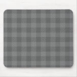 Grey Plaid Mousepad