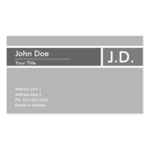 grey professional : business card template