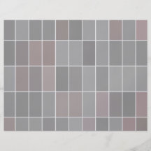 Grey rectangles pattern flyers