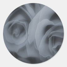 Grey Roses Stickers