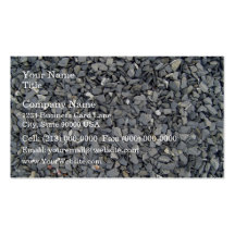 Grey Slate Chips Texture Business Card Template
