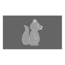 Grey Squirrel Business Card Templates