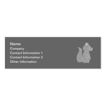 Grey Squirrel Business Cards