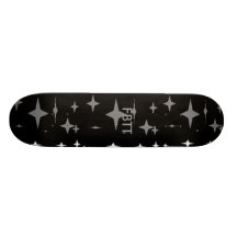 GREY STARS Skateboard