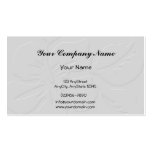 Grey Tone on Tone Hibiscus Business Card Template