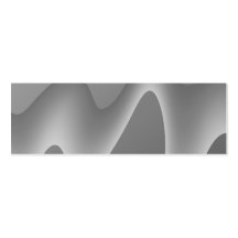 Grey Wave Abstract. Business Card