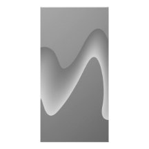 Grey Wave Abstract. Photo Card Template