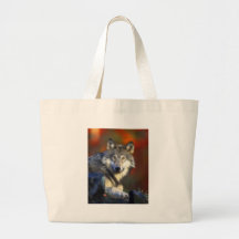 Grey Wolf, Endangered Species Digital Photography Bag