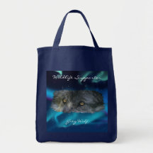 Grey Wolf Eyes Wildlife Carry Bag