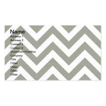 Grey Zig Zag Chevrons Pattern Business Card Templates