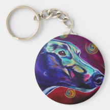 Greyhound #1 keychain