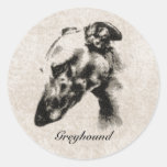 Greyhound Elegance - Customisable Sticker