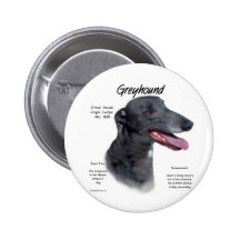Greyhound History Design Pinback Button