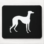 Greyhound Silhouette Mouse Pads