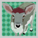 Grey's Fawn Art Poster posters