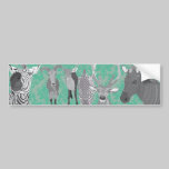 Grey's Grey Animals Bumper Sticker bumper stickers