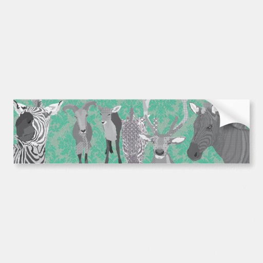 Grey's Grey Animals Bumper Sticker