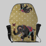 Grey's Majestic Elephant Gold Star Messenger Bag messenger bags