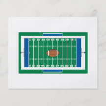 grid iron football field graphic full color flyer