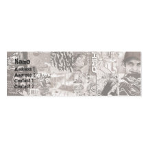 Grid - Skinny Business Card