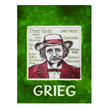 Grieg Post Card