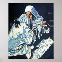 Grieving Madonna Poster