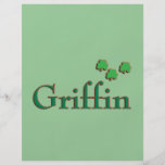 Griffin Family Gift Flyer Design