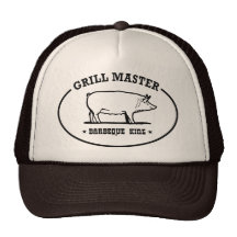 Grill Master Barbeque King Trucker Hat