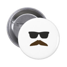 Gringo Moustache Buttons