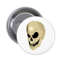 grinning skull pin