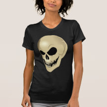 grinning skull tshirt