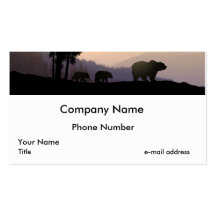 Grizzly Bear Family Business Cards